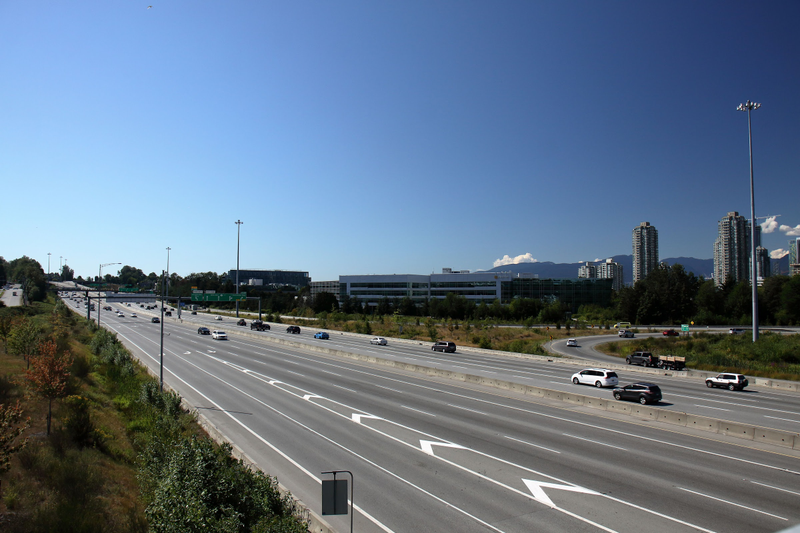 Trans-Canada Highway in Burnaby